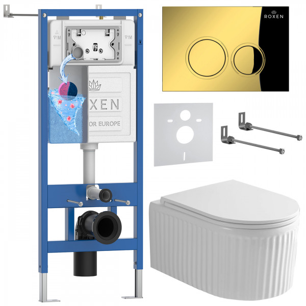 Комплект 6 в 1 Roxen StounFix Dual Fresh 968254 (состоит из: 710200, Santi 410260G, 530200-01)