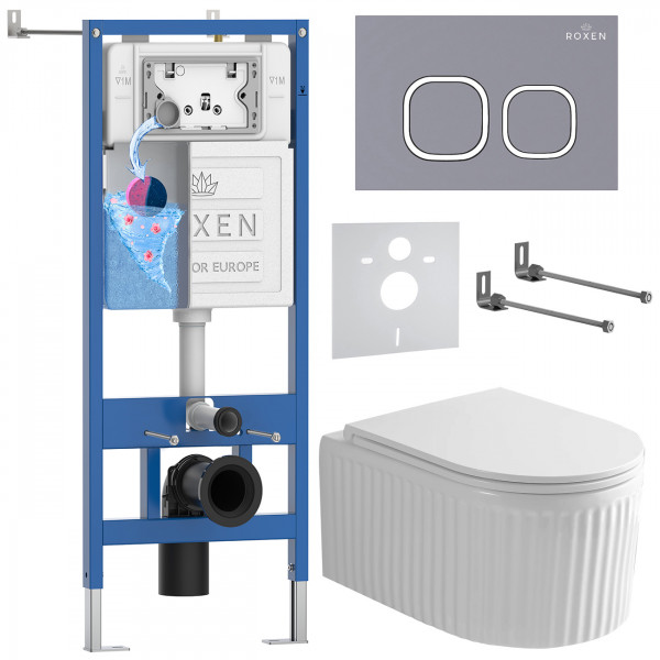 Комплект 6 в 1 Roxen StounFix Dual Fresh 968280 (состоит из: 710200, Santi 410280DG, 530200-01)