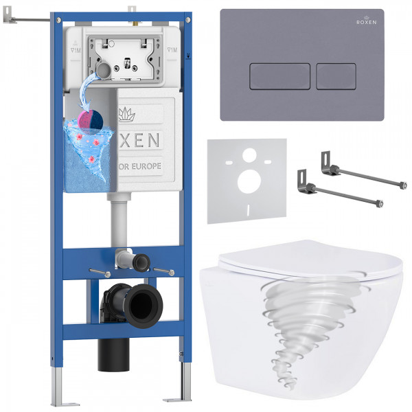 Комплект 6 в 1 Roxen StounFix Dual Fresh 968330 (состоит из: 710200, Caspia 410280DG, 530205-01)