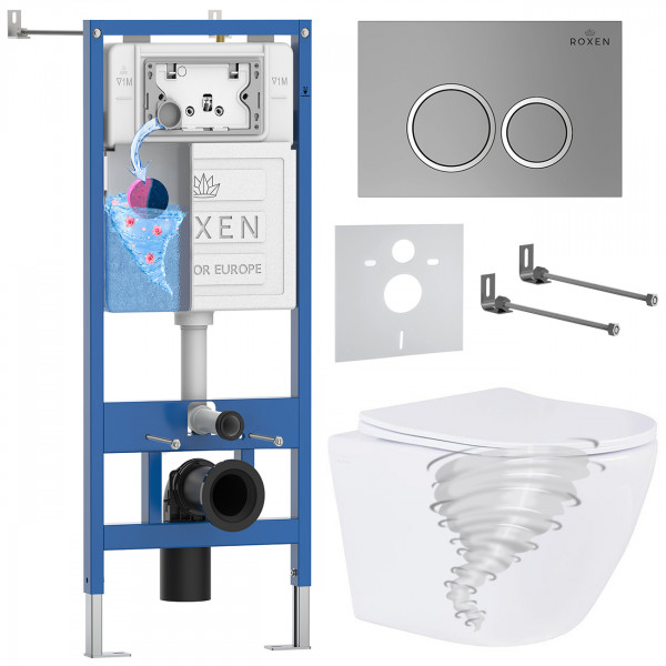 Комплект 6 в 1 Roxen StounFix Dual Fresh 968345 (состоит из: 710200, Santi 410260M, 530205-01)