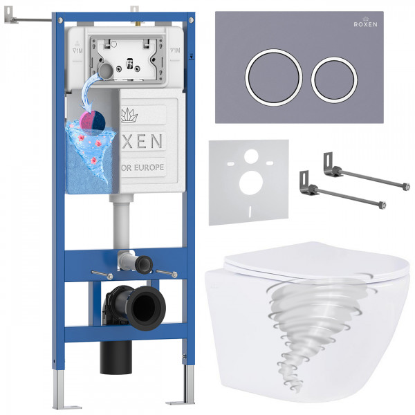 Комплект 6 в 1 Roxen StounFix Dual Fresh 868430 (состоит из: 710200, Santi 410260DG, 530205-01-L)