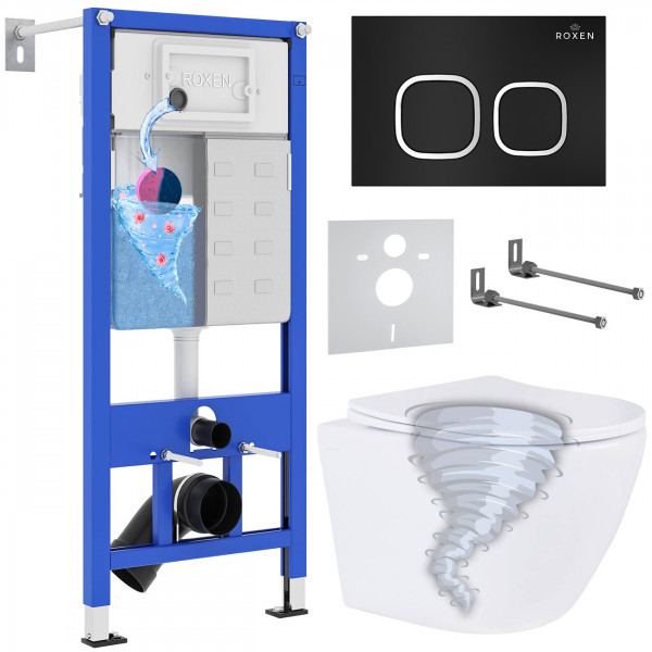 Комплект 6 в 1 Roxen StounFix Dual Fresh 968377 (состоит из: 710200, Santi 410280B, 530205-01)