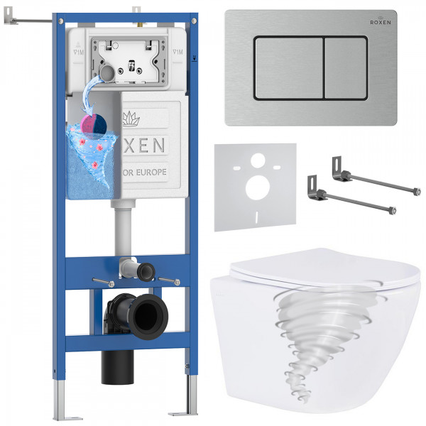 Комплект 6 в 1 Roxen StounFix Dual Fresh 968430 (состоит из: 710200, Steel 420280S, 530205-01)