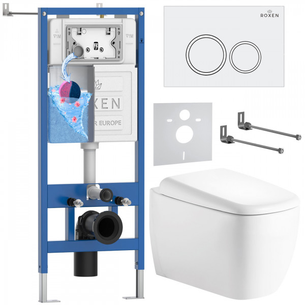 Комплект 6 в 1 Roxen StounFix Dual Fresh 968507 (состоит из: 710200, Santi 410260W, 530220-02)