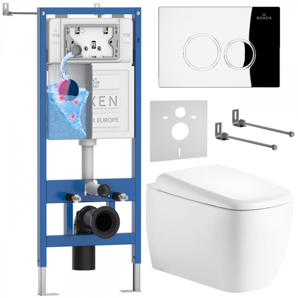 Комплект 6 в 1 Roxen StounFix Dual Fresh 968509 (состоит из: 710200, Santi 410260CH, 530220-02)