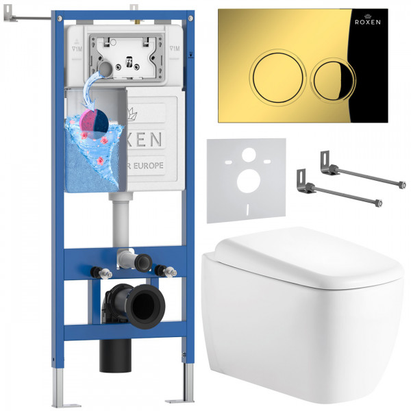 Комплект 6 в 1 Roxen StounFix Dual Fresh 968513 (состоит из: 710200, Santi 410260G, 530220-02)