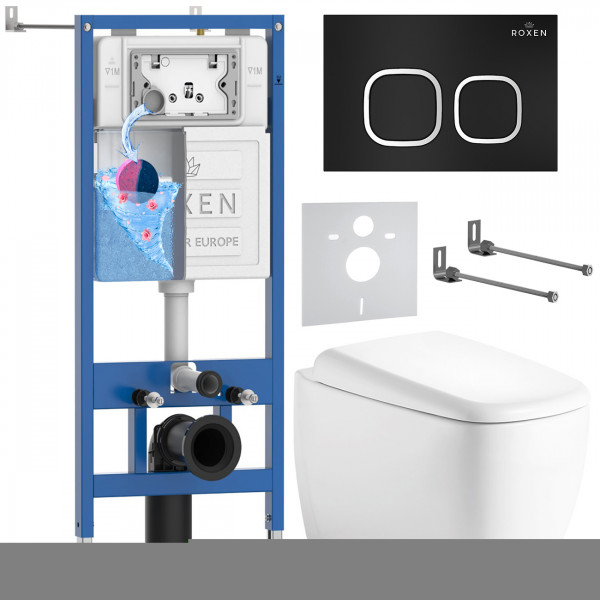 Комплект 6 в 1 Roxen StounFix Dual Fresh 968515 (состоит из: 710200, Santi 410280B, 530220-02)