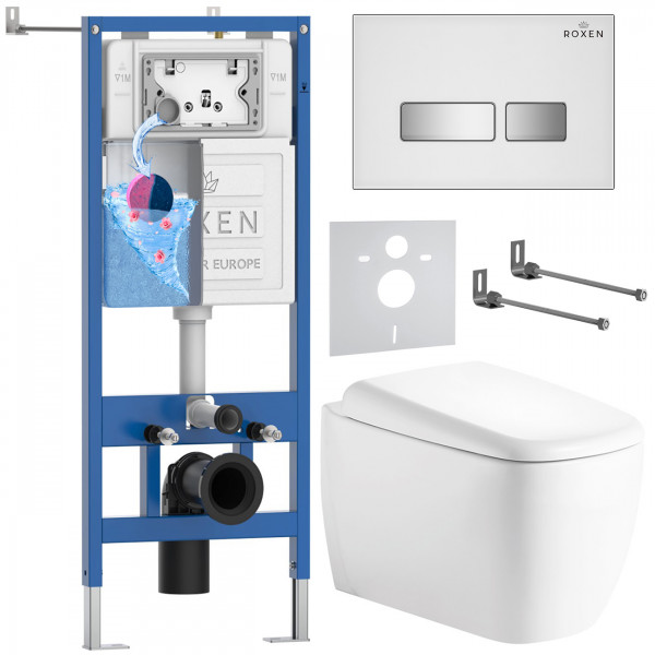 Комплект 6 в 1 Roxen StounFix Dual Fresh 968524(состоит из: 710200, Glass 430280W, 530220-02)