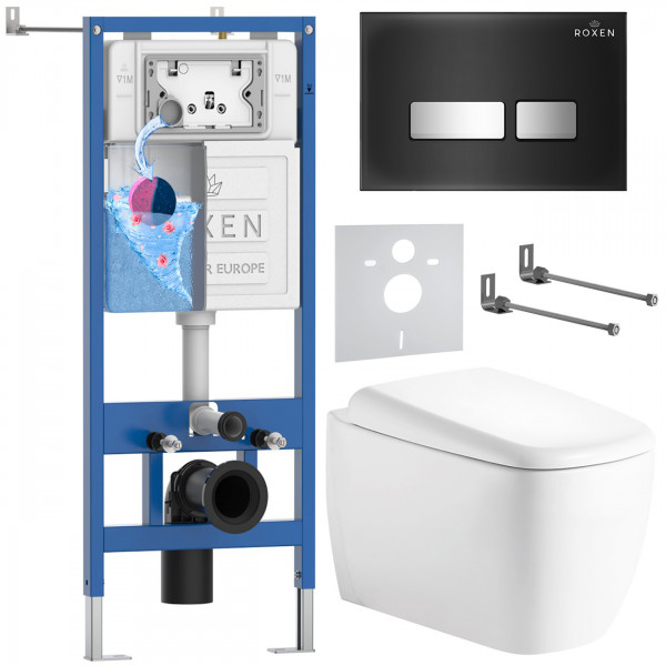 Комплект 6 в 1 Roxen StounFix Dual Fresh 968525(состоит из: 710200, Glass 430280B, 530220-02)