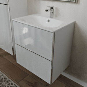 Тумба с раковиной подвесная 60см Terminus Vega VEG10602900301OSL белый