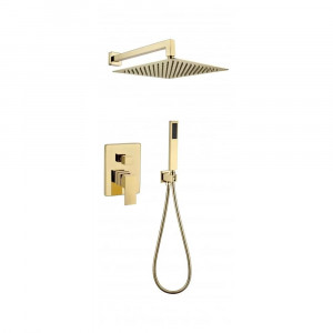 Душевая система встраиваемая без излива Grocenberg GB5089GO-3 золото