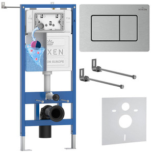 Комплект инсталляции 4 в1 Roxen StounFix Dual Fresh 968406 с аромадозатором