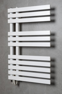 Полотенцесушитель электрический Boheme сухой VENTURO MATT WHITE 500x118x800 мм (723-MW)
