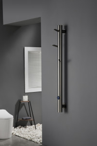 Полотенцесушитель электрический Boheme OAK GUN METAL 201x139x1500 мм (724-GM)