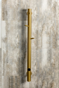 Полотенцесушитель электрический Boheme OAK MATT GOLD 201x139 x1500 мм (724-MG)