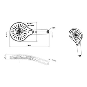 Душевой гарнитур Vincea Inspire VSHN-3I1HMB черный матовый