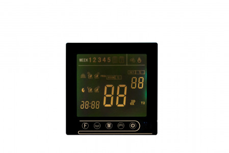 Полотенцесушитель электрический Boheme BLACK 250x87x1500 мм (725-B)