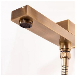 Душевая система встраиваемая Hansberge H6075BR бронза