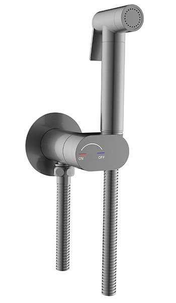 Смеситель встраиваемый RGW SP-213Gr с гигиеническим душем