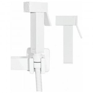 Гигиенический душ со смесителем Hansberge H0077WW белый