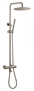 Стойка для душа c термостатом Boheme Uno Nickel Brush 468-T-NB