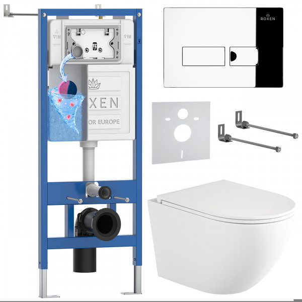 Комплект 6 в 1 Roxen StounFix Dual Fresh 868414 (состоит из: 710200, Caspia 410280CH, 530205-01-L)