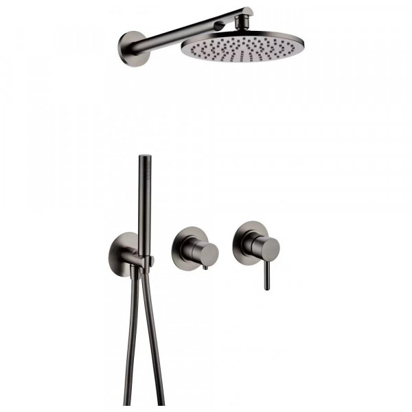 Душевая система встраиваемая без излива Grocenberg GB5090BG графит