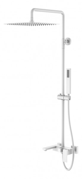 Стойка для душа Boheme Qubic Matt White 478-MW белый