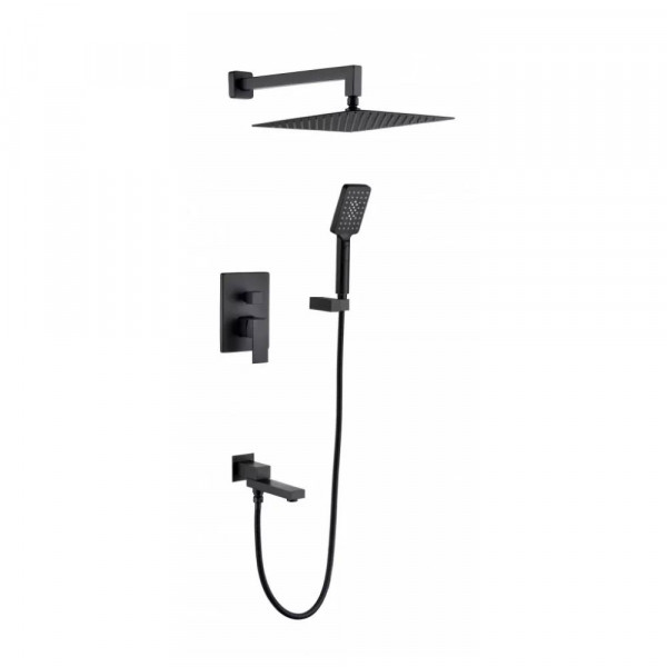 Душевая система встраиваемая Grocenberg GB5008BL черный