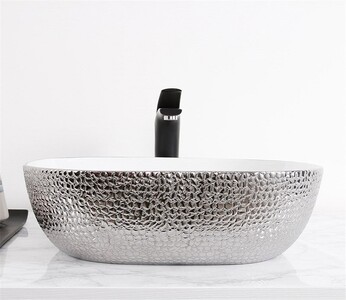 Накладной умывальник CeramaLux D1301H021 42х42