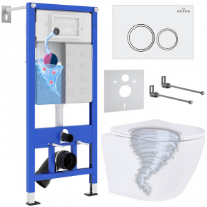 Комплект 6 в 1 Roxen StounFix Dual Fresh 868420 (состоит из: 710200, Santi 410260W, 530205-01-L)