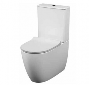 Унитаз Vitra Sento Rimex 9830B003-7203 с сиденьем SoftClose, безободковый
