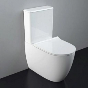 Унитаз Vitra Sento Rimex 9830B003-7203 с сиденьем SoftClose, безободковый