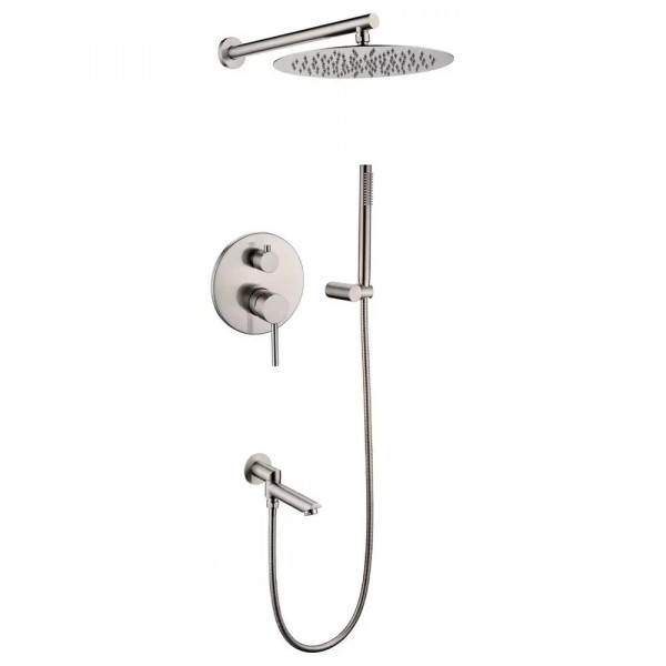 Душевая система встраиваемая Grocenberg GB5099NK-1 никель