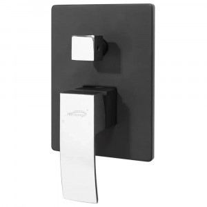 Душевая система встраиваемая Hansberge H6077BC черный/хром