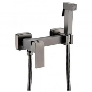 Гигиенический душ со смесителем Grocenberg GB101N-BG графит