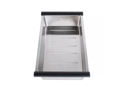 Коландер Paulmark Advance A375-BS брашированная нерж.сталь 20,5х37,5х7 см