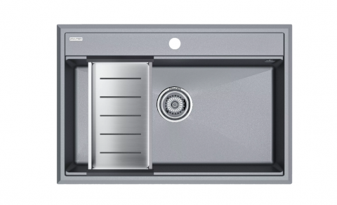 Коландер Paulmark Advance A375-BS брашированная нерж.сталь 20,5х37,5х7 см