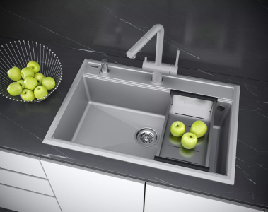 Коландер Paulmark Advance A375-BS брашированная нерж.сталь 20,5х37,5х7 см