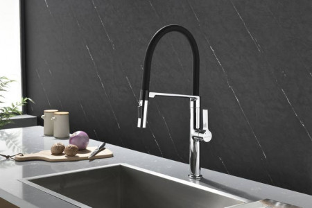 Смеситель для кухни Paulmark Barrel хром Ba214029-CR