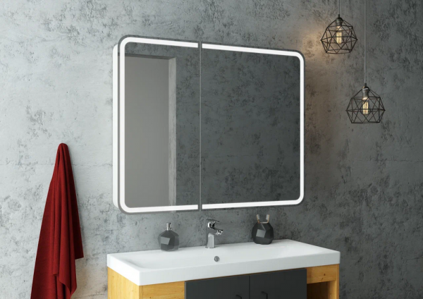 Зеркало-шкаф Continent Elliott LED 1000х800