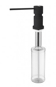 Дозатор для жидкого мыла Paulmark KRAFT D003-401TB(AN) антрацит полностью