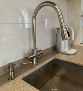 Дозатор для жидкого мыла Paulmark KRAFT D003-NI(BS) никель