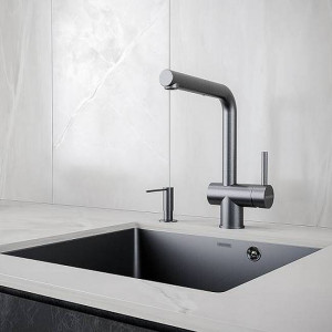 Дозатор для жидкого мыла Paulmark DECUS D004-401(AN) антрацит