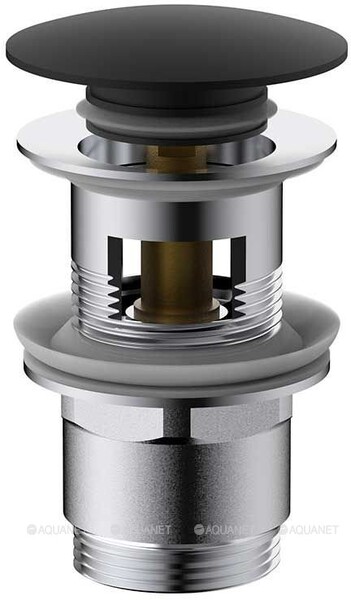 Донный клапан Vincea DPU-1B01MB черный матовый