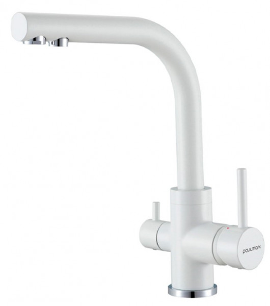 Смеситель для кухни Paulmark ESSEN белый матовый Es213011-431TW(WH)