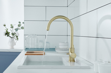 Смеситель для кухни Paulmark ESSEN бронза Es213211-BR