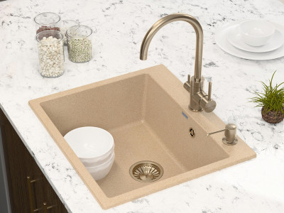 Смеситель для кухни Paulmark ESSEN бронза Es213211-BR