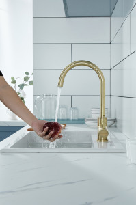 Смеситель для кухни Paulmark ESSEN бронза Es213211-BR