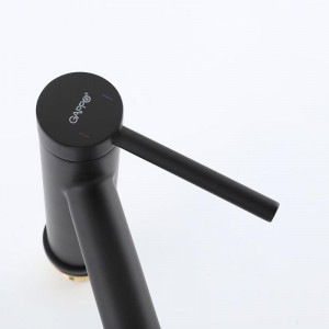 Смеситель для раковины Gappo G1006-6 Черный матовый